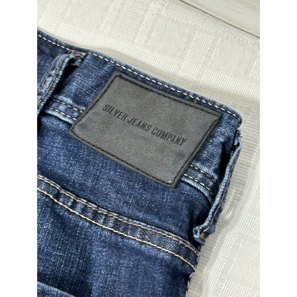 Silver Jeans Mens Size 36 x 32 Allan Classic Fit Straight Leg Stretch Denim pant - Picture 3 of 12